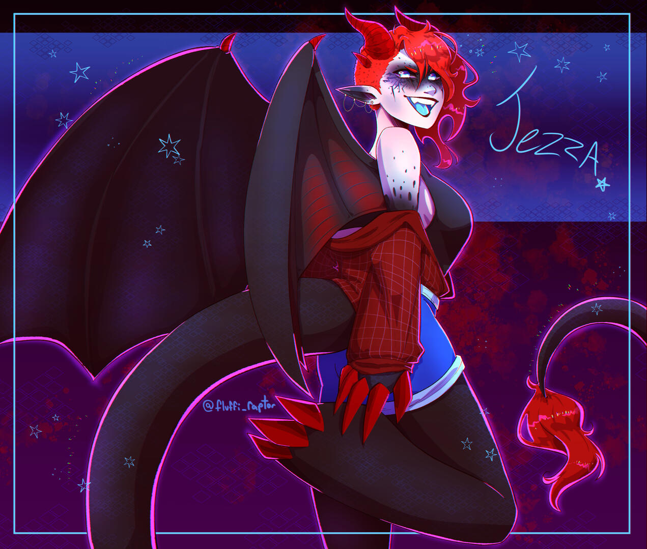 Jezza snazzy (character belongs to Jezza McLeod)