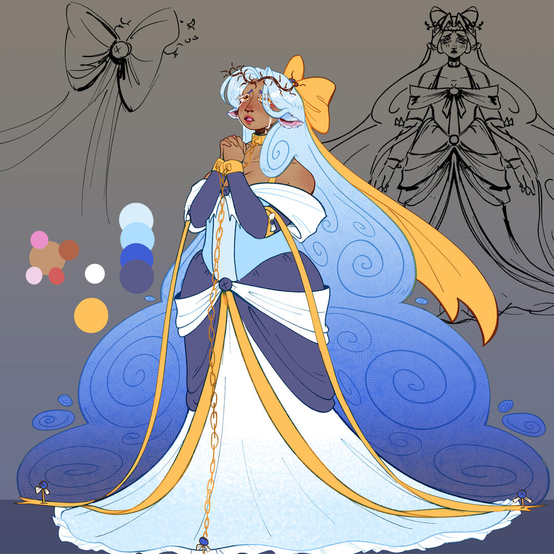 Blueberry character design